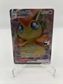 022/163 Victini VMAX Prize Pack Pokemon TCG League Play Stamped Battle Styles - Image 1