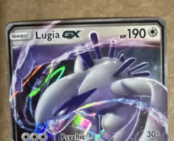Pokemon Lugia GX 159/214 Sm-Lost Thunder Ultra Rare Holo Basic 190 HP English - Image 3