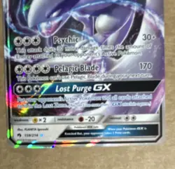 Pokemon Lugia GX 159/214 Sm-Lost Thunder Ultra Rare Holo Basic 190 HP English - Image 4