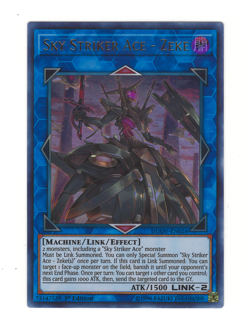 Sky Striker Ace - Zeke DUOV-EN024 Ultra Rare 1st Ed NM Yu-Gi-Oh! - Image 1