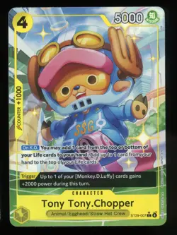 ONE PIECE TCG STARTER ST29-007 TONY TONY CHOPPER C ALT ART - ENGLISH - Image 1