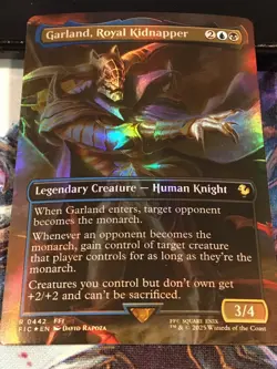 Garland, Royal Kidnapper (Borderless) FOIL - FINAL FANTASY MTG: Near Mint - Image 1