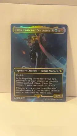 Edea, Possessed Sorceress (Borderless) Commander: Final Fantasy Foil Near Mint - Image 1