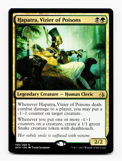 Hapatra, Vizier of Poisons [Amonkhet] MTG - NM/M 💀🌳 - Image 3