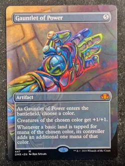Gauntlet of Power - Borderless - Dominaria Remastered (MTG) - Image 1