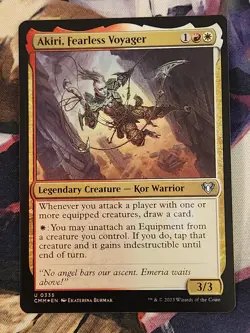 MTG Akiri, Fearless Voyager- FOIL NM Commander Masters - Image 1