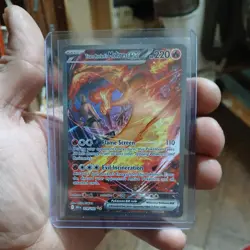 Pokemon TCG Team Rockets Moltres EX 229/182 SIR Destined Rivals Near Mint - Image 1
