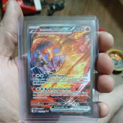 Pokemon TCG Team Rockets Moltres EX 229/182 SIR Destined Rivals Near Mint - Image 3