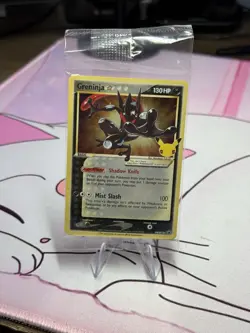 SEALED Greninja Gold Star SWSH144 Pokemon Celebrations Holo Rare SWIRL - Image 1