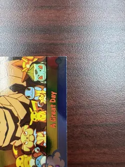 Pokemon TOPPS Pikachu’s Vacation Movie A Great Day Holo Foil Blue Logo LP - Image 5