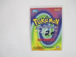 2000 Topps Pokemon E7 of 12 Squirtle Foil Stage 1 NMT - Image 2