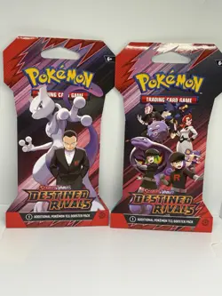 Pokemon Destined Rivals Sleeved Booster Packs Lot of 5 - Factory Sealed - Image 3