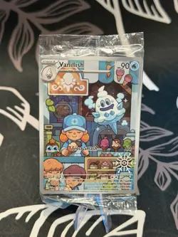 Pokemon Card Vanillish 190/182 Paradox Rift Stamped Sealed Illustration Rare NM - Image 1