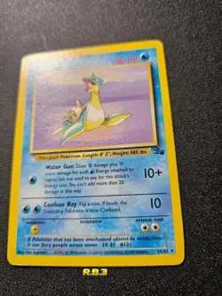 Pokemon TCG | Lapras - 25/62 Non-Holo | Fossil Set 1999 | Vintage Rare - Image 3