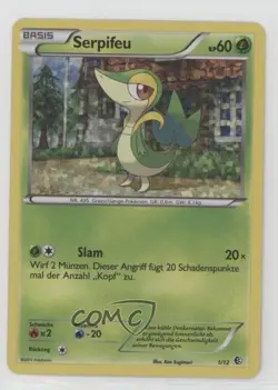 Snivy German Pokemon McDonald's Collection Happy Meal Promo #1 - Image 1