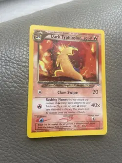 Pokemon Card 2002 DARK TYPHLOSION Ultra Rare Holo 10/105 Neo Destiny LP/NM - Image 1