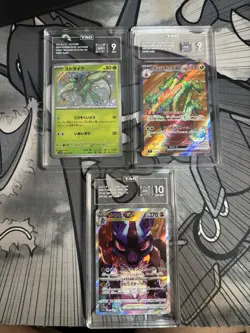 Pokemon TCG Graded Slabs Lot of 3 TAG Gem Mint 10 226/172 Lucario,2 9 Mint Slabs - Image 1