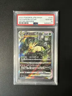 PSA 10 Leafeon VSTAR 210/172 S12a VSTAR Universe Pokemon TCG Japanese - Image 1