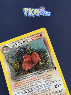 Pokemon TCG Dark Dugtrio Team Rocket 6/82 Holo Rare With Swirl LP. - Image 4