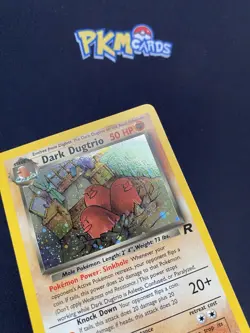 Pokemon TCG Dark Dugtrio Team Rocket 6/82 Holo Rare With Swirl LP. - Image 5