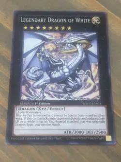 Legendary Dragon of White WSUP-EN051 YuGiOh 1st Edition SHIPS FREE! - Image 1