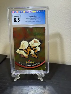 CGC 8.5 Arcanine #59 Topps Series 1 Italian 1999 Pokemon Card - Image 1