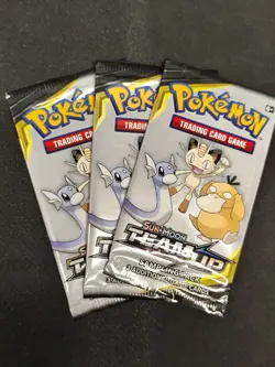 3x Pokemon Team Up Sampling Pack - 3 cards - Sealed - Image 1