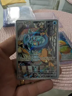 Pokemon TCG - Squirtle 148/142 - Stellar Crown Illustration Rare Card - Image 1