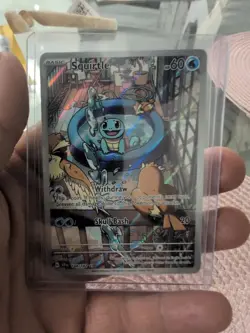 Pokemon TCG - Squirtle 148/142 - Stellar Crown Illustration Rare Card - Image 2