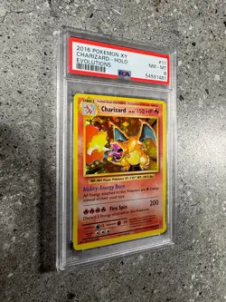 Pokemon TCG Cards Charizard 11/108 Evolutions Holo Rare PSA 8 NM-MT - Image 2
