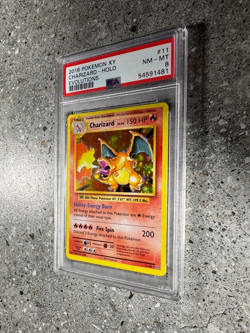 Pokemon TCG Cards Charizard 11/108 Evolutions Holo Rare PSA 8 NM-MT - Image 3