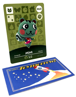 Animal Crossing Nintendo Amiibo - MINT #63 - Series 1 Authentic Card - Image 1