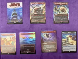 Magic MTG Jaws Secret Lair Foil - Opened Never Played Near Mint Condition - Image 1
