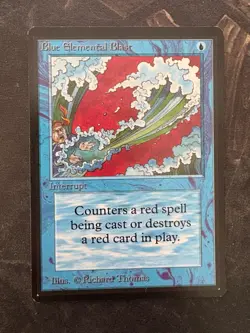 *** BETA Blue Elemental Blast *** NM-Mint Beauty! - Vintage MtG Magic - Image 1