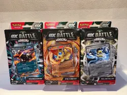 New Pokemon TCG ex Battle Deck Level 1 -60 Card Deck- LOT OF 3-180 cards - Image 1