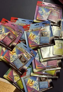Pokemon Prismatic Evolutions Tech Sticker Collection (Lot of 12) Sealed - Image 3