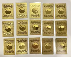 Lot Of 15 - Pokemon Charizard Gold Art Cards - Assorted - Image 2