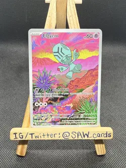 Pokemon Elgyem 120/086 Sv: Black Bolt Illustration Rare Full Art Holo 2025 - Image 1