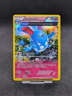 Pokemon TCG Azumarill Primal Clash 104/160 Reverse Holo Rare LP EXCELLENT - Image 1