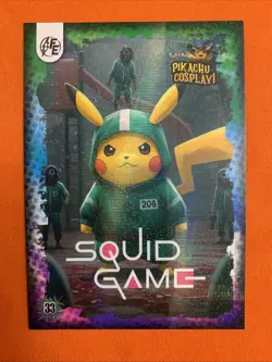 Squid Game (Pikachu) #33 - Galaxy Holo - Electric Pikachu Cosplay - Pokemon - Image 1