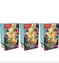 POKEMON TCG MEGA EVOLUTION ASCENDED HEROES BOOSTER BUNDLE X 3 PRE SALE - Image 1