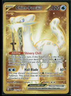 Pokemon - Chien-Pao ex 274/193 Hyper Rare Paldea Evolved NM - Image 1