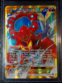 Volcanion EX - 115/114 - Pokemon Steam Siege XY Secret Rare Holo **NM**QRSC** - Image 1