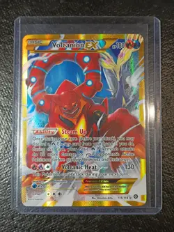 Volcanion EX - 115/114 - Pokemon Steam Siege XY Secret Rare Holo **NM**QRSC** - Image 2