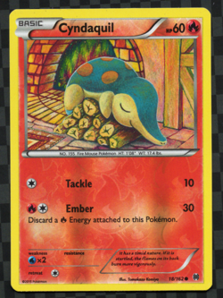 Cyndaquil 18/162- XY BreakThrough 2015-Reverse Holo TCG Pokemon LP - Image 1