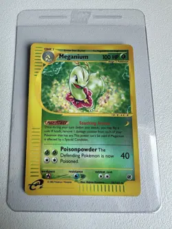 Meganium 54/165 Rare Reverse Holo Expedition WOTC Vintage Pokemon - Image 1