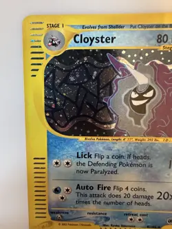Cloyster Holo Rare 8/165 Expedition Base Set WOTC Vintage Pokemon - Image 2