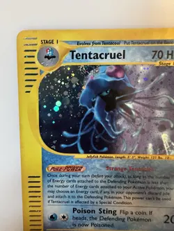 Tentacruel Holo Rare H26/H32 Aquapolis WOTC Vintage Pokemon - Image 2