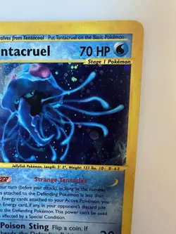 Tentacruel Holo Rare H26/H32 Aquapolis WOTC Vintage Pokemon - Image 3