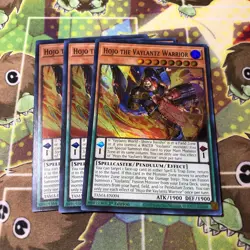 Yugioh x3 Hojo the Vaylantz Warrior TAMA-EN004 Super Rare 1st Edition NM - Image 1